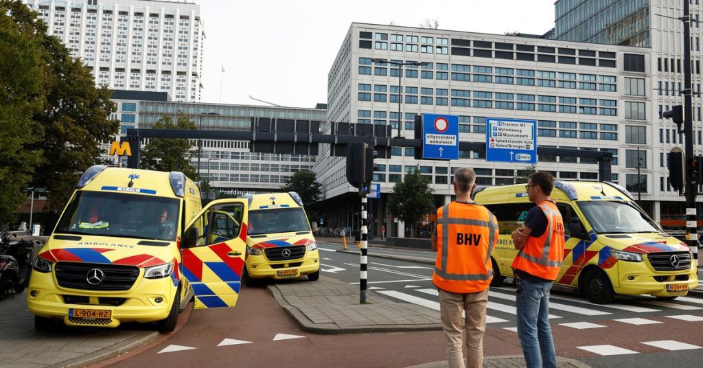 Muerto en tiroteo en el Hospital Universitario de Rotterdam, Policía Nacional