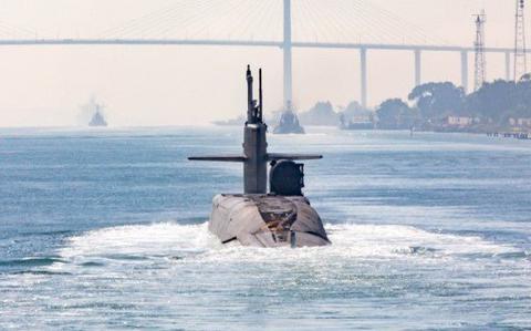 Un anuncio poco común revela el despliegue de un submarino clase Ohio en el Comando Central de EE. UU.
