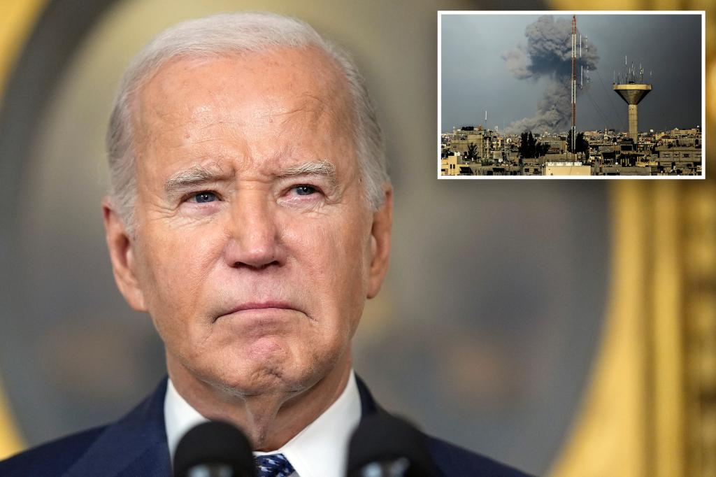 Biden califica de “exagerada” la respuesta militar israelí en Gaza