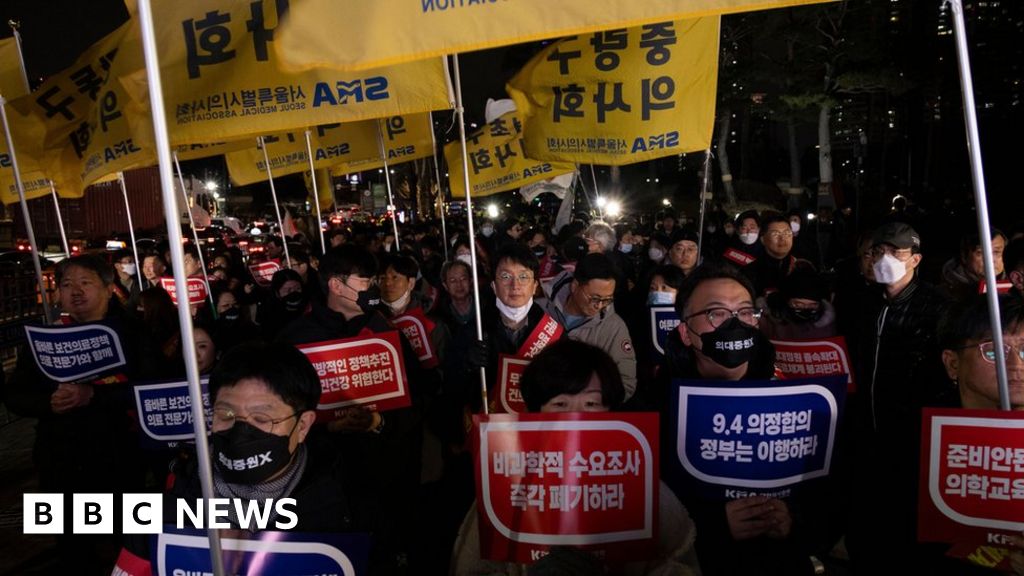 Huelga de médicos en Corea del Sur para protestar contra los planes de incorporar más médicos