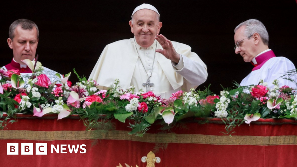 El Papa Francisco pide un alto el fuego en Gaza y Ucrania en su mensaje de Pascua