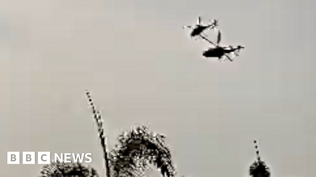 Diez personas murieron en una colisión en el aire entre dos helicópteros de la Armada en Malasia